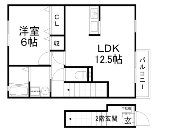 ミオアンジェラ　Ｃ棟の物件間取画像